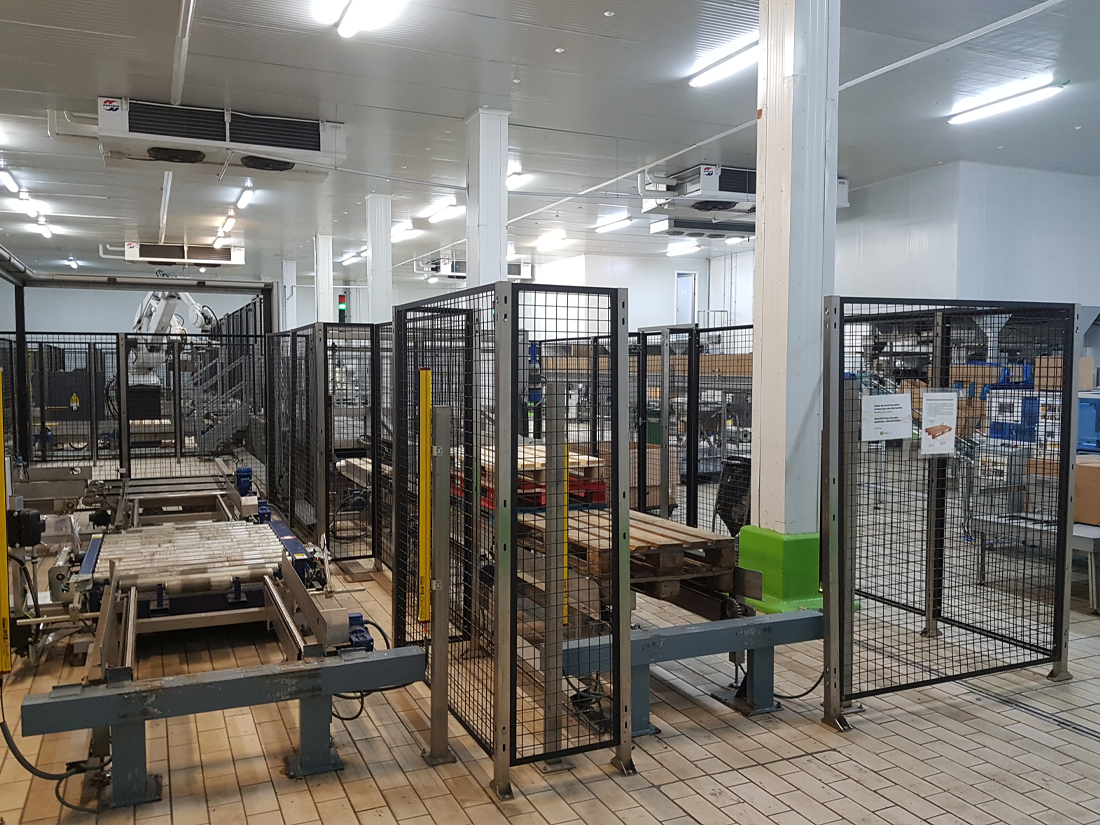 PRODUCTION AND STORAGE PLANT OF PRE-COOKED DISHES